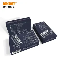 ست پیچ گوشتی جک می مدل Jakemy JM-8176 مجموعه 106 عددی
