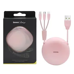 کابل شارژر جمع شو باسئوس مدل Baseus CAMLT-TY24