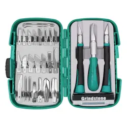 قیمت و خرید ست تیغ و کاتر پروسکیت مدل PROSKIT PD-395A مجموعه 30 عددی | عصرتولز