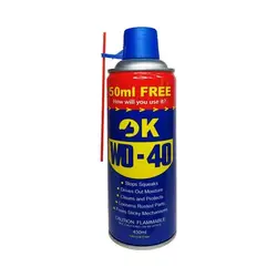 اسپری روان کننده و زنگ بر معمولی اوکی مدل OK WD-40 حجم 450 میلی لیتر - Asrtools