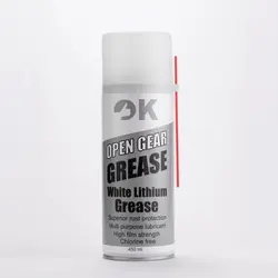 اسپری گریس نسوز سفید اوکی مدل OK Open Gear حجم ۴۵۰ میلی لیتر - Asrtools