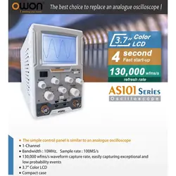 اسیلوسکوپ دیجیتالی آنالوگ اوون مدل OWON AS201