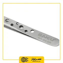 انبر پنس باکو مدل BAKKU SS-SA SR سایز 141 میلی متر - Asrtools