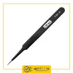 انبر پنس دیتک مدل DTEC ESD-14 سایز 110 میلی متر - Asrtools