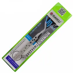 انبر پنس سر کج باکو مدل BAKKU 7-SA SR سایز 120 میلی متر - Asrtools