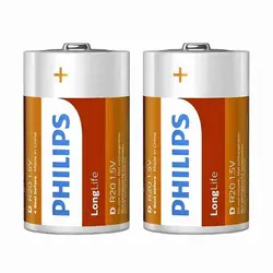 باتری D فیلیپس مدل PHILIPS R20L2F/97 بسته 2 عددی - Asrtools