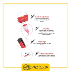 تستر ولتاژ یونی تی مدل UNI-T UT13B - Asrtools