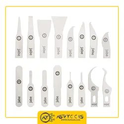 تیغ یدک کاتر بیستوری جیب مدل Jabe CPU-16 مجموعه 16 عددی - Asrtools