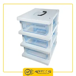 جعبه ابزار 3 کشو قناد پلاست مدل E03 - Asrtools