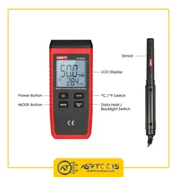 دما سنج و رطوبت سنج یونی تی مدل UNI-T UT-333S - Asrtools