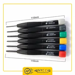 ست پیچ گوشتی ساعتی پروسکیت مدل Proskit 8pk-2061 مجموعه 6 عددی