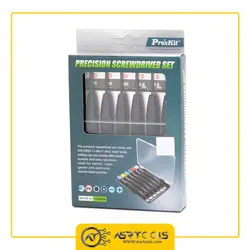 ست پیچ گوشتی ساعتی پروسکیت مدل Proskit 8pk-2061 مجموعه 6 عددی