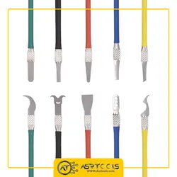 ست کاتر بیستوری تعویض آی سی مدل CROWBAR SW-103 مجموعه 5 عددی - Asrtools