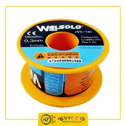 سیم لحیم ولسولو مدل WELSOLO vVS-740 0.3mm - Asrtools