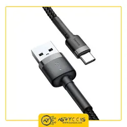 کابل تبدیل USB به USB-C باسئوس مدل Baseus CATKLF-BG1 Cafule طول 1 متر