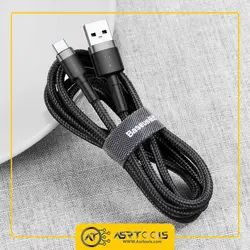 کابل تبدیل USB به USB-C باسئوس مدل Baseus CATKLF-BG1 Cafule طول 1 متر