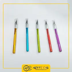 کاتر قلمی مدل 306 همراه با 3 عدد تیغ - Asrtools
