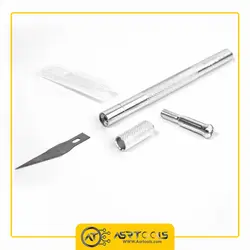کاتر قلمی ریلایف مدل RELIFE RL-101E همراه با 6 عدد تیغ یدک - Asrtools