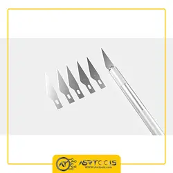 کاتر قلمی ریلایف مدل RELIFE RL-101E همراه با 6 عدد تیغ یدک - Asrtools