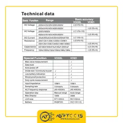 مولتی متر جیبی ویکتور مدل Victor VC-921