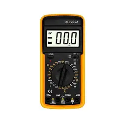 مولتی متر دیجیتال مدل DT9205A