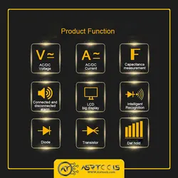 مولتی متر دیجیتال مدل DT9205A