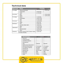 مولتی متر کلمپ ویکتور مدل Victor VC-6050 - Asrtools