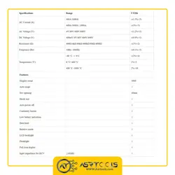 مولتی متر کلمپی یونی تی مدل UNI-T UT206 - Asrtools