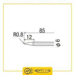 نوک هویه گات اصلی مدل goot R-6B - Asrtools