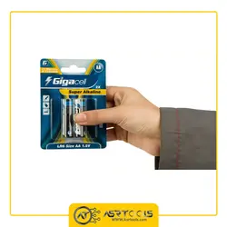 باتری قلمی گیگاسل مدل Gigacell Super Alkaline بسته 2 عددی