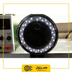 ذره بین پایه دار رومیزی خرطومی مدل 308-LED - Asrtools