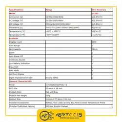 مولتی متر کلمپ یونی تی مدل UNI-T UT-202