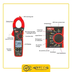 مولتی متر کلمپی یونی تی مدل UNI-T UT206B - Asrtools