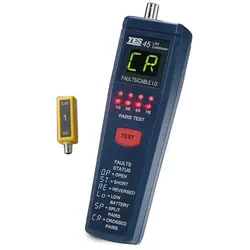 تستر کابل شبکه تی ای اس مدل TES-45A