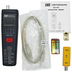 تستر کابل شبکه تی ای اس مدل TES-45A