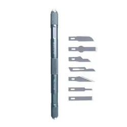 قیمت و خرید کاتر قلمی ریلایف مدل RELIFE RL-101B همراه با 7 عدد تیغ یدک | عصرتولز