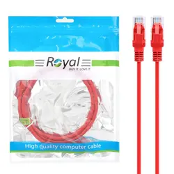 کابل شبکه 1 متری رویال مدل royal cat6 - Asrtools