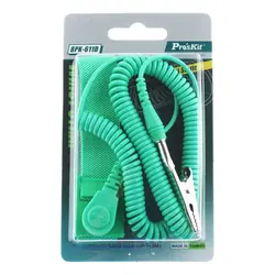دستبند مچ بند آنتی استاتیک پروسکیت مدل Proskit 8pk-611D - Asrtools
