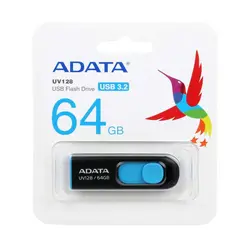 فلش مموری ای دیتا مدل ADATA DashDrive UV128 ظرفیت 64 گیگابایت - Asrtools