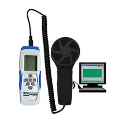 فلو سنج باد، دما سنج و رطوبت سنج هوا مدل 98653 MIC - Asrtools