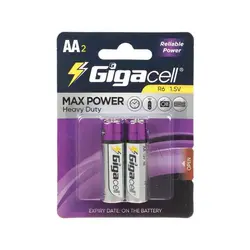 باتري قلمي گيگاسل مدل Gigacell Max Power بسته2 عددي - Asrtools