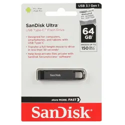 فلش مموری سن دیسک مدل SanDisk Ultra Type-C ظرفیت 64 گیگابایت - Asrtools