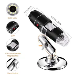 میکروسکوپ دیجیتال USB مدل USB Microscope 1000X - Asrtools