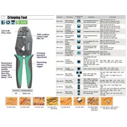 آچار پرس BNC پروسکیت مدل Proskit 6PK-230PA - Asrtools