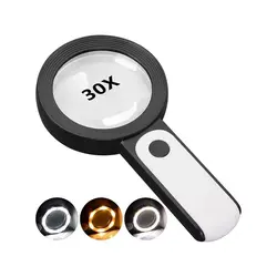 ذره بین دستی با نور LED مدل 18-2290 - Asrtools