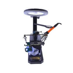 ذره بین گیره دار و پایه هویه مدل TE-803 - Asrtools