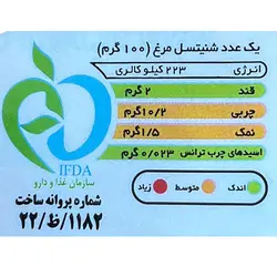 شنیسل مرغ دژاوو - 900 گرم