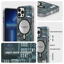 کاور مگ سیف YOUNGKIT مدل Technology Series مناسب برای گوشی موبایل iPhone 14 ProMax