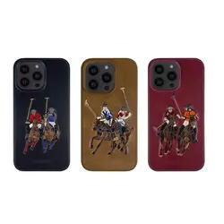 کاور چرمی POLO مدل Jockey مناسب برای گوشی موبایل Apple iPhone 14 ProMax