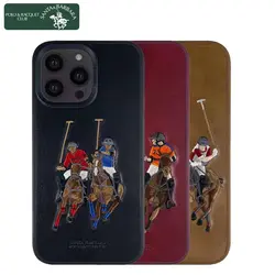کاور چرمی POLO مدل Jockey مناسب برای گوشی موبایل Apple iPhone 14 ProMax